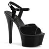 Pleaser - ASPIRE609 Ankle strap sandal, Pole dance shoes - Pole dance shoes - Black Product image